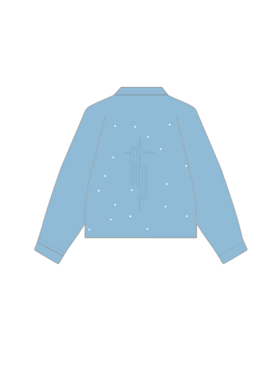 Rhinestone Denim Jacket Donna