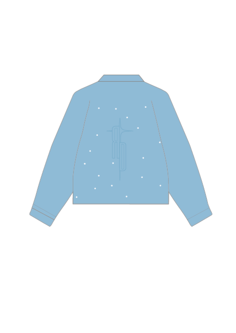 Rhinestone Denim Jacket Donna