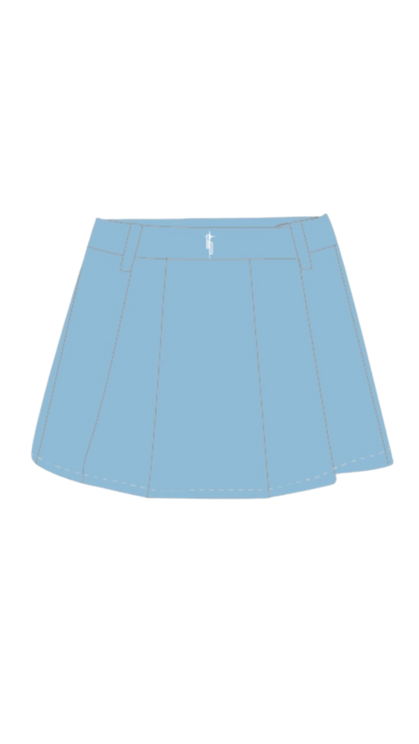 Rhinestone Denim Skirt