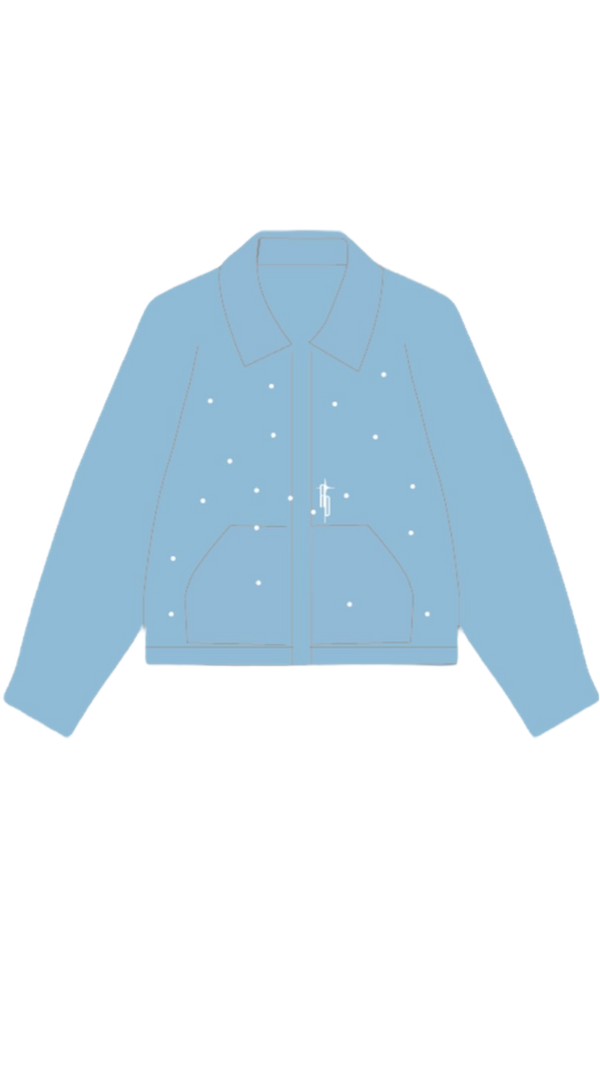 Rhinestone Denim Jacket Donna