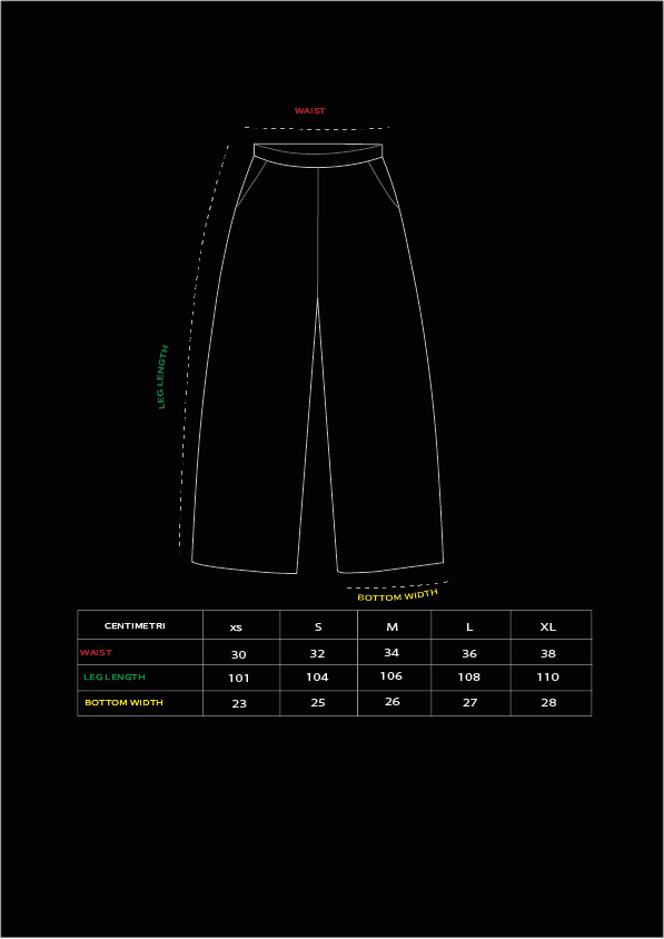 LIGHTNING BAGGY TRACKPANTS